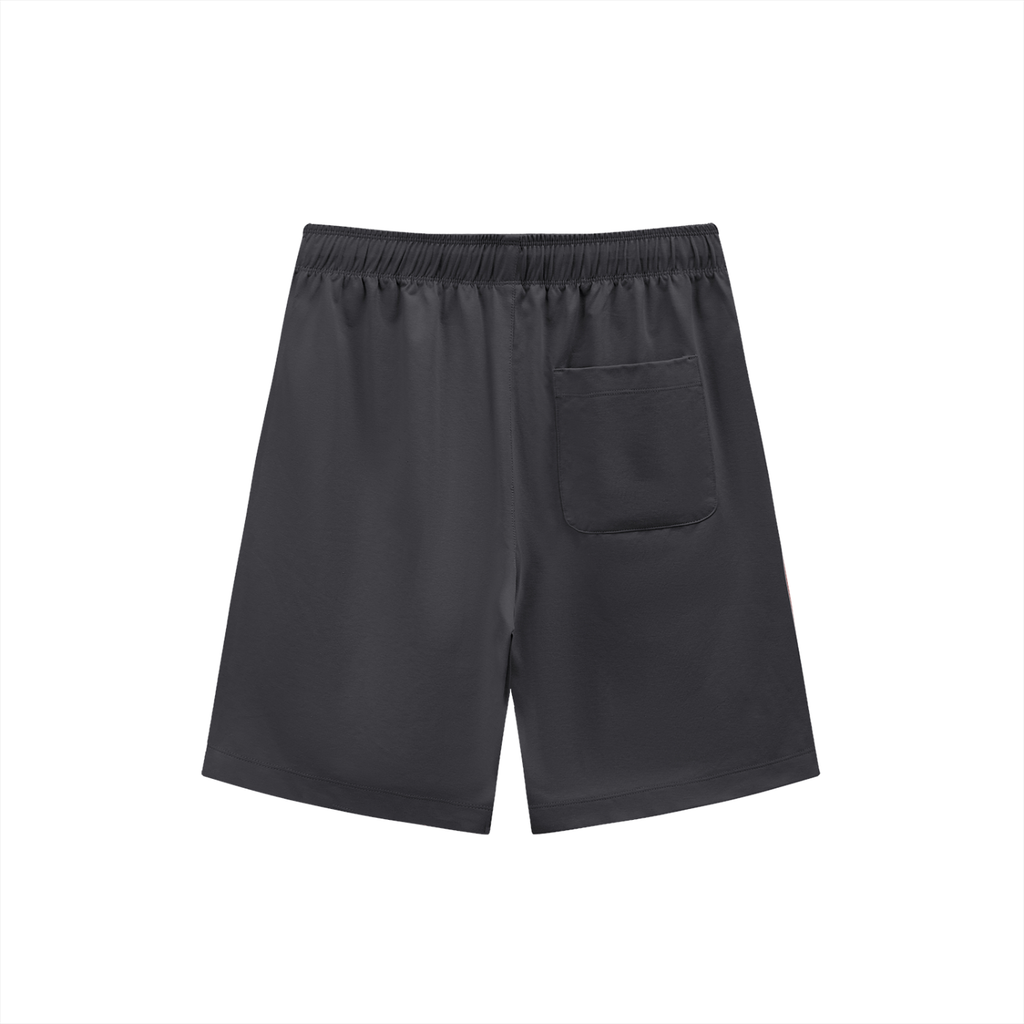 ORVX Black Men's Lightweight Drawstring Shorts