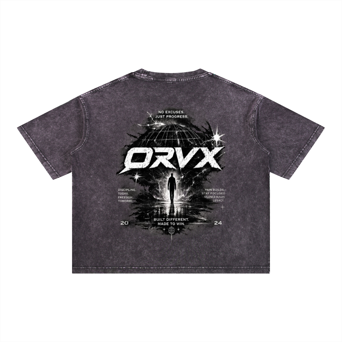 Mineral Wash Boxy Cotton T-Shirt