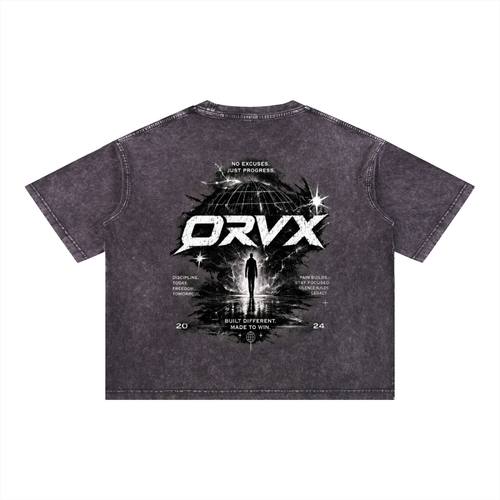 Mineral Wash Boxy Cotton T-Shirt